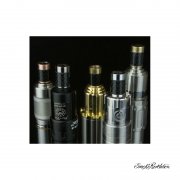 Drip tip 510 in SS + fibra di carbonio,