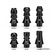 Kizoku drip tip 510 design scacchi,,