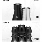 Kizoku drip tip 510 design scacchi,.