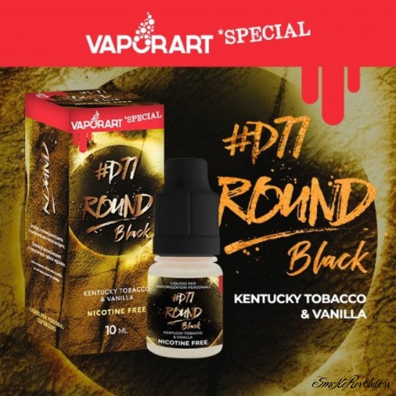 Round Black D77